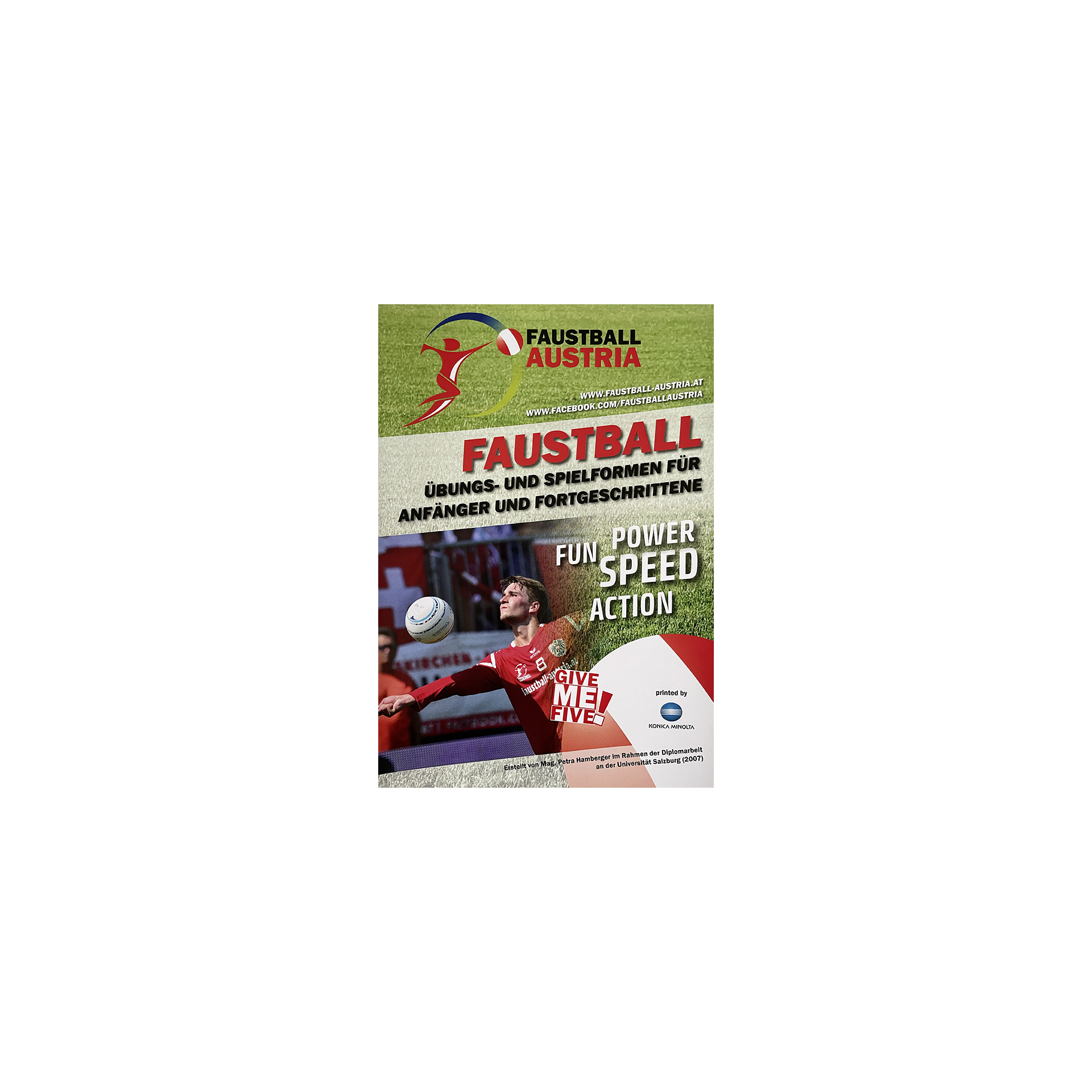 "Faustball-Lehrbuch" - Übungs- und  Spielformen für Anfänger und Fortgeschrittene